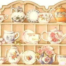 Схема вышивки «в стиле прованс кухня»