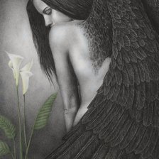 Схема вышивки «Ангел»