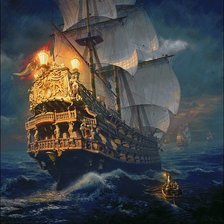 Схема вышивки «морской сюжет»