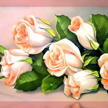 Схема вышивки «Розы.»