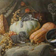 Схема вышивки «КОШКИ»