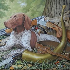 Схема вышивки «ОХОТНИК»