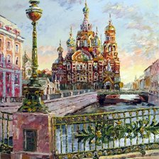 Схема вышивки «The Sadovy bridge.»