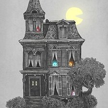 Схема вышивки «дом»