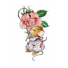 Схема вышивки «мышка»