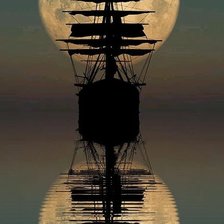 Схема вышивки «море»