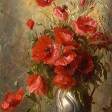 Схема вышивки «МАКИ»