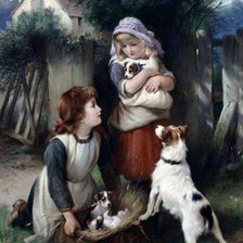 Схема вышивки «дети»