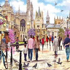 Схема вышивки «Cambridge.»