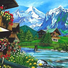 ДЕРЕВЕНЬКА В АЛЬПАХ