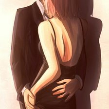 Схема вышивки «Саске и Сакура»