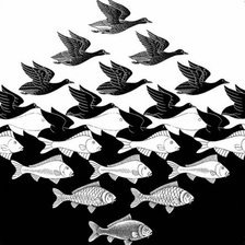 Схема вышивки «Эшер 1»