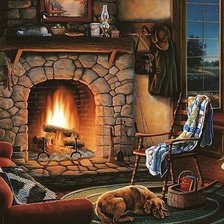 Схема вышивки «очаг»