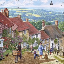 Схема вышивки «В ГОРОЧКУ»