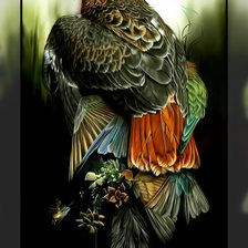 Схема вышивки «Ястреб.»