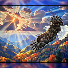 Схема вышивки «Над миром.»