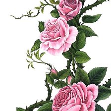 Схема вышивки «цветы»