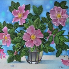 Схема вышивки «цветы»