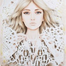 Схема вышивки «акварель»