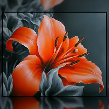 Схема вышивки «Лилия.»