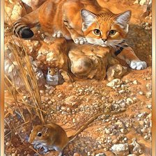 Схема вышивки «мир животных»