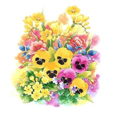 Схема вышивки «акварель»