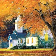 Схема вышивки «ЗОЛОТАЯ ОСЕНЬ»