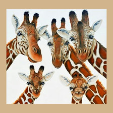 Схема вышивки «Жирафы.»