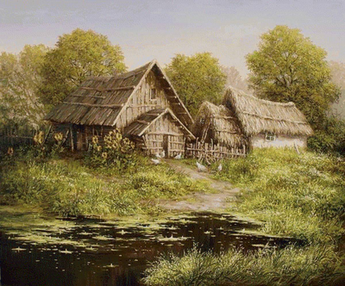 деревенька - предпросмотр