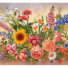 Схема вышивки «Букет»