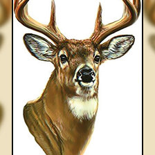 Схема вышивки «Олень2.»