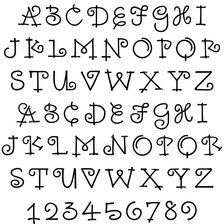 Схема вышивки «alfabeto 2»