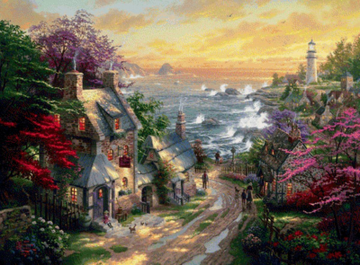 Американский художникThomas Kinkade. - художник, пейзаж - предпросмотр