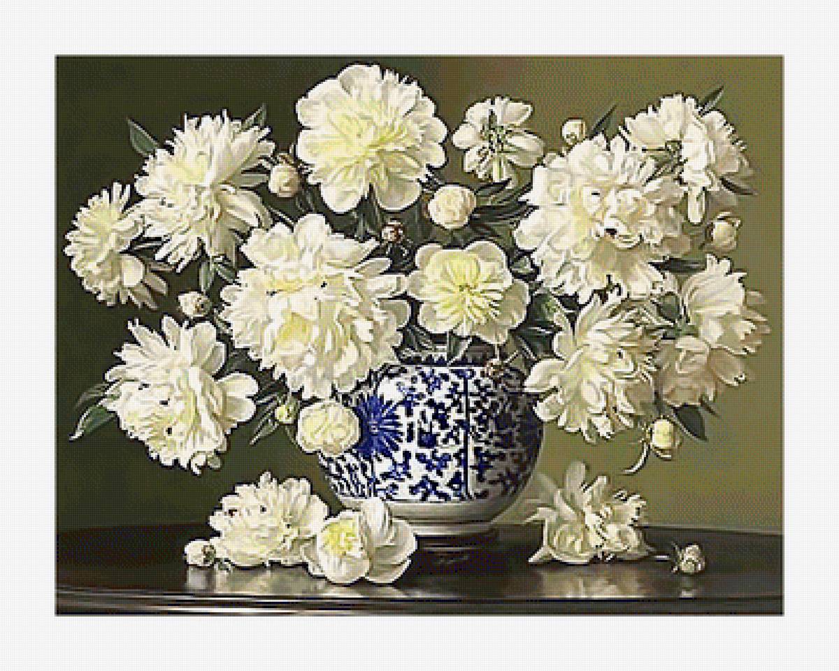 Серия "Букет". Пионы - букет, пионы, флора, цветы - предпросмотр