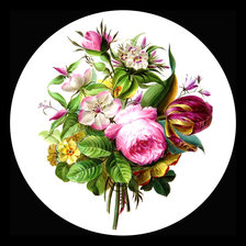 Схема вышивки «Серия "Винтаж". Букет»