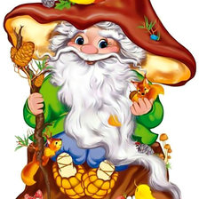 Схема вышивки «Старичок- боровичок.»