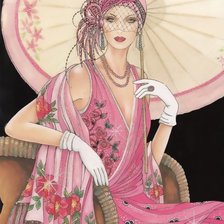 Схема вышивки «DAMA»