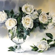 Схема вышивки «акварель»