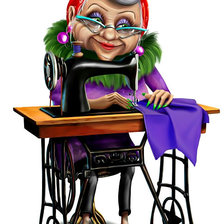 Схема вышивки «Швея.»