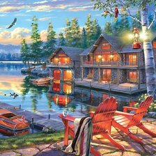 Схема вышивки «ВЕЧЕР»