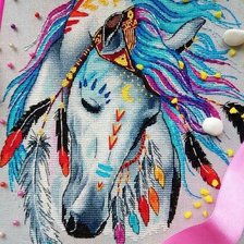 Схема вышивки «Лошадь»