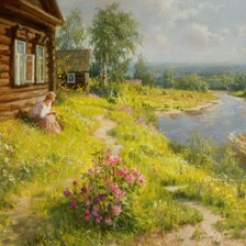 Схема вышивки «у воды»