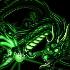 Схема вышивки «дракон»