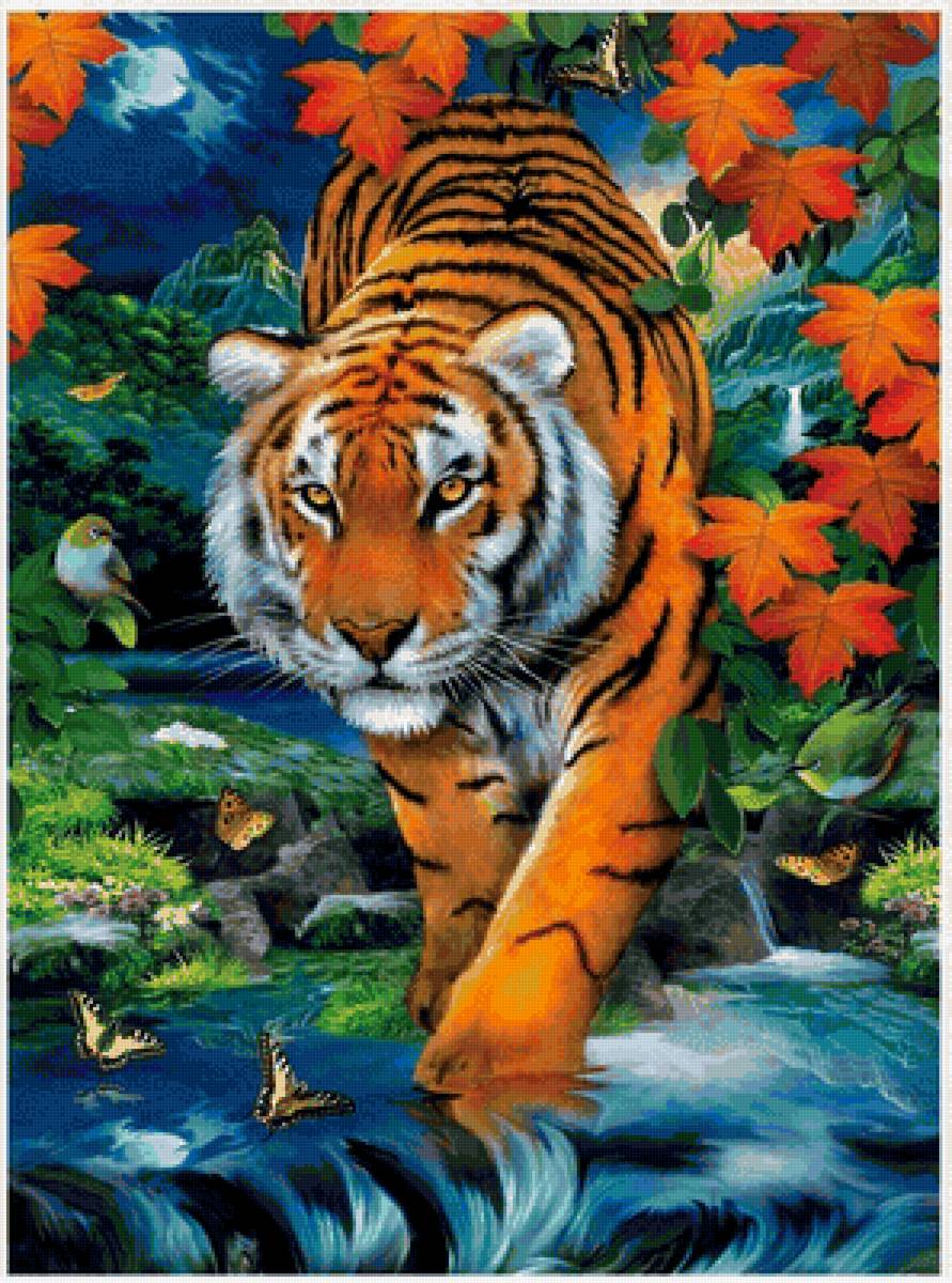 Тигр - тигр, животные, природа - предпросмотр