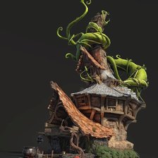 Схема вышивки «домик»