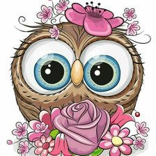 Схема вышивки «Совушка.»