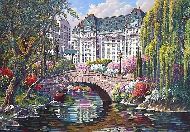 МОСТИК В ГОРОДЕ - оригинал