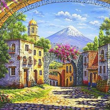 Схема вышивки «ГОРОДСКАЯ УЛИЦА»