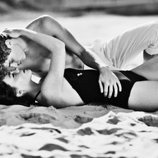 Схема вышивки «Пара на пляже»