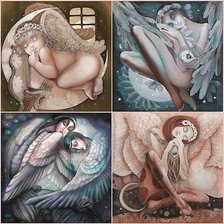 Схема вышивки «батик»